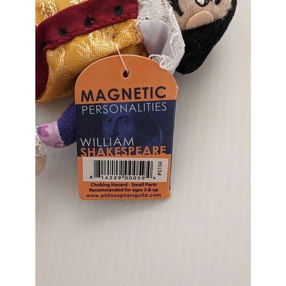 Magnetic Personalities Finger Puppet William Shakespeare Fridge Magnet - Picture 3 of 4